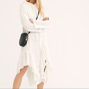 NWT Free People Momo hoodie XS white